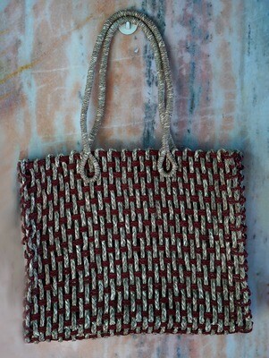 Sabai Handmade Woven Handbag - Multicolor