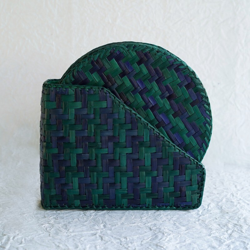 Screw Pine Woven Handcrafted Set Of 6 Coasters