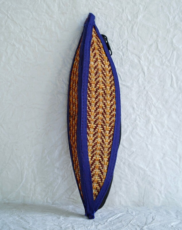 Madur Woven Handcrafted Pencil Pouch - Multicolor