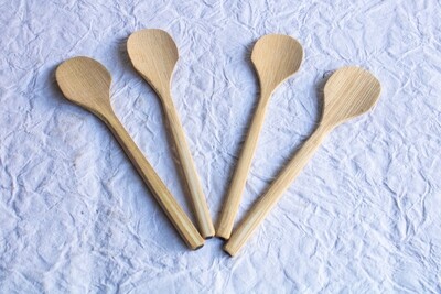 Bamboo Handcrafted Spoon (Set Of 4)