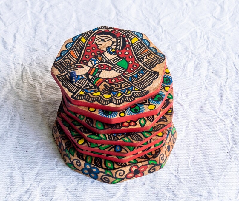 Madhubani Coasters