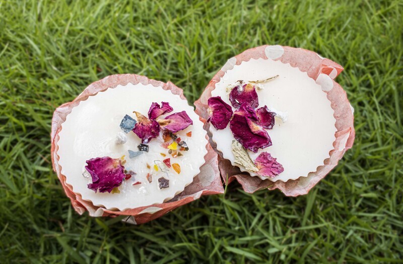 Cup Cake Candle (Set Of 2)