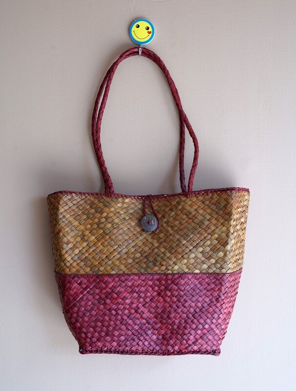 Screw Pine Hand Bag Purple