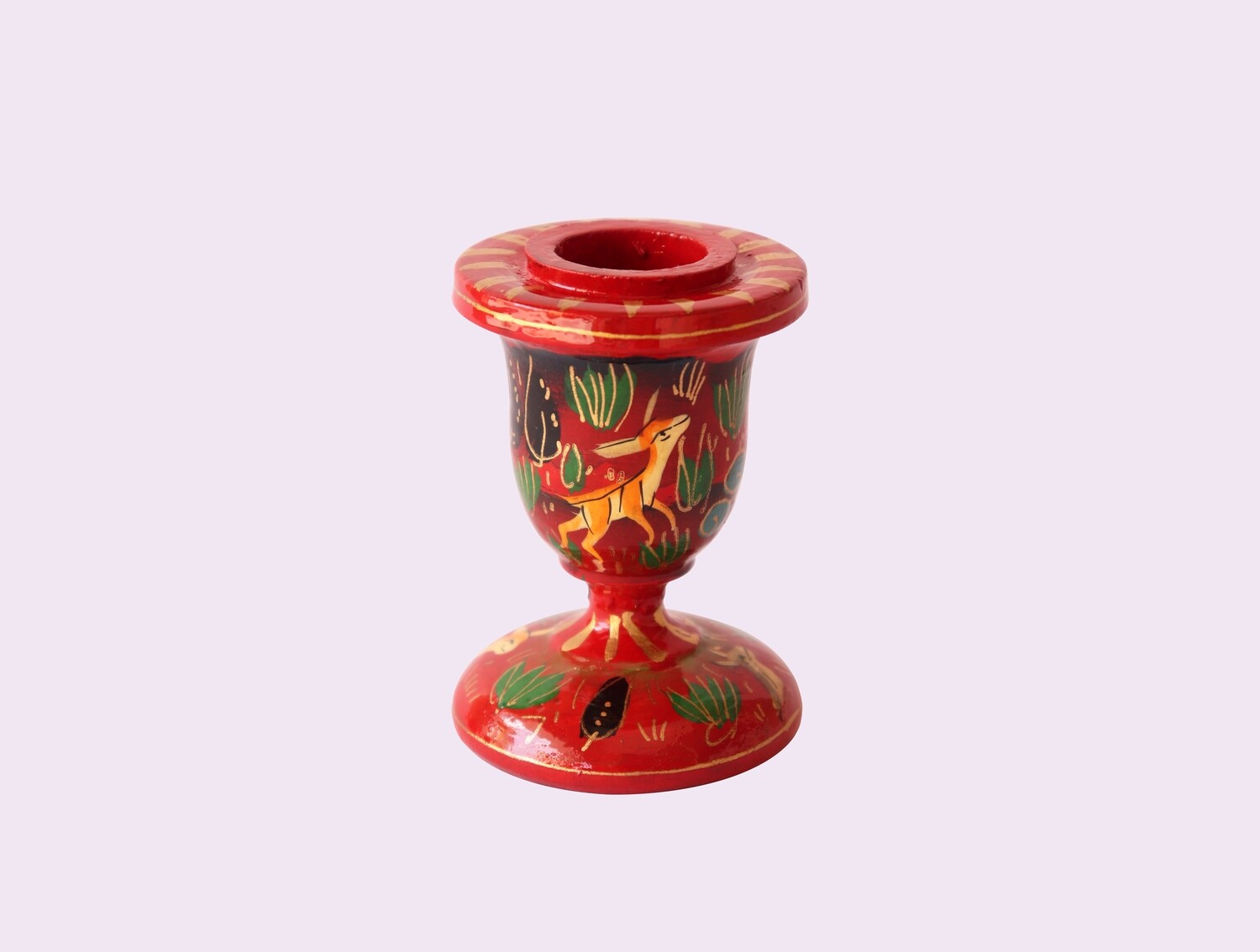 Kashmiri Beautiful Decorative Candle Stand Assorted Colours