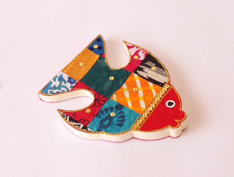 Beautiful Handcrafted Fish Cut Sketchbook
