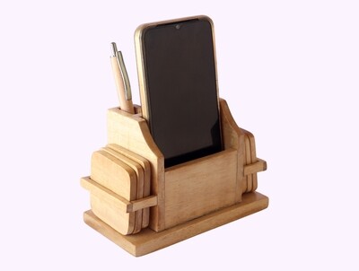 Multifunctional Wooden pen stand