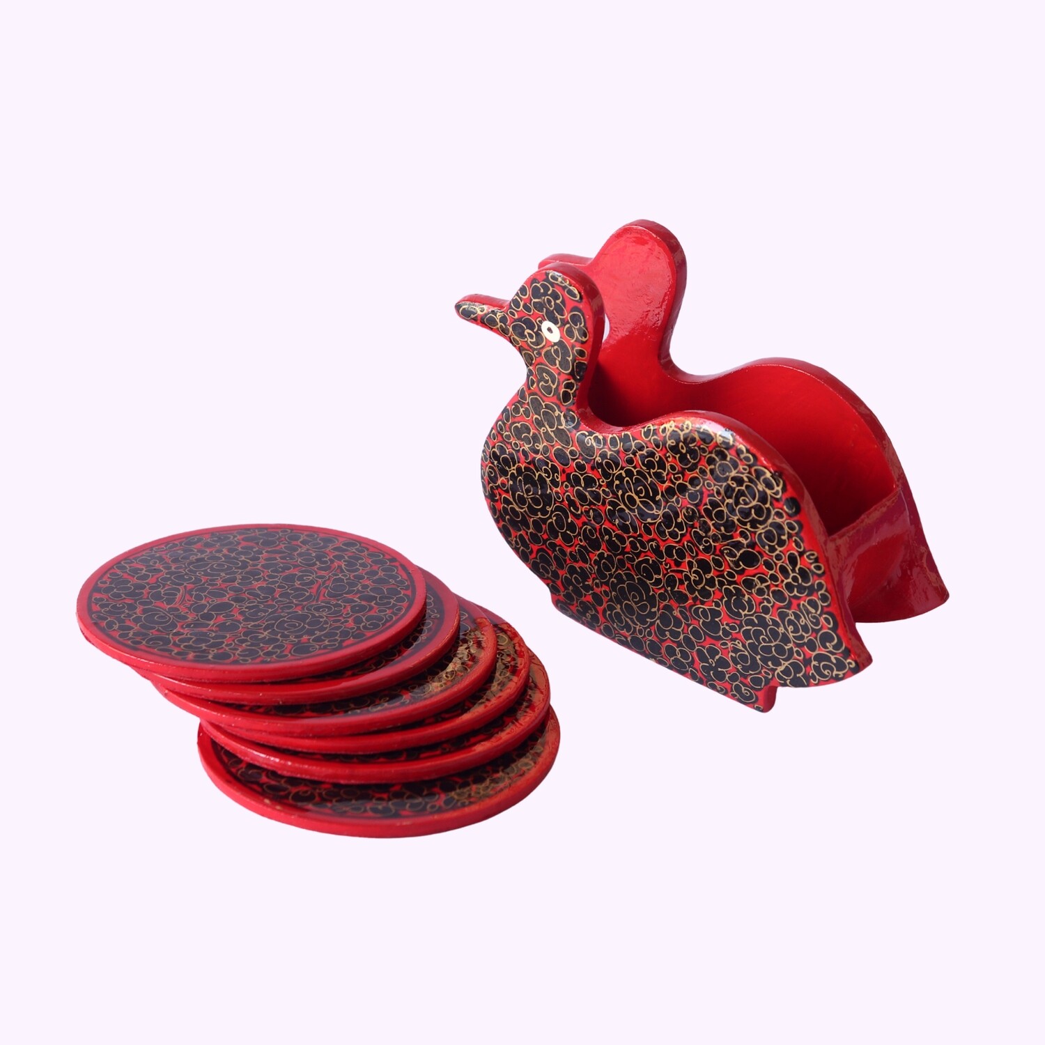 Duck Kashmiri coasters Duck Kashmiri coasters