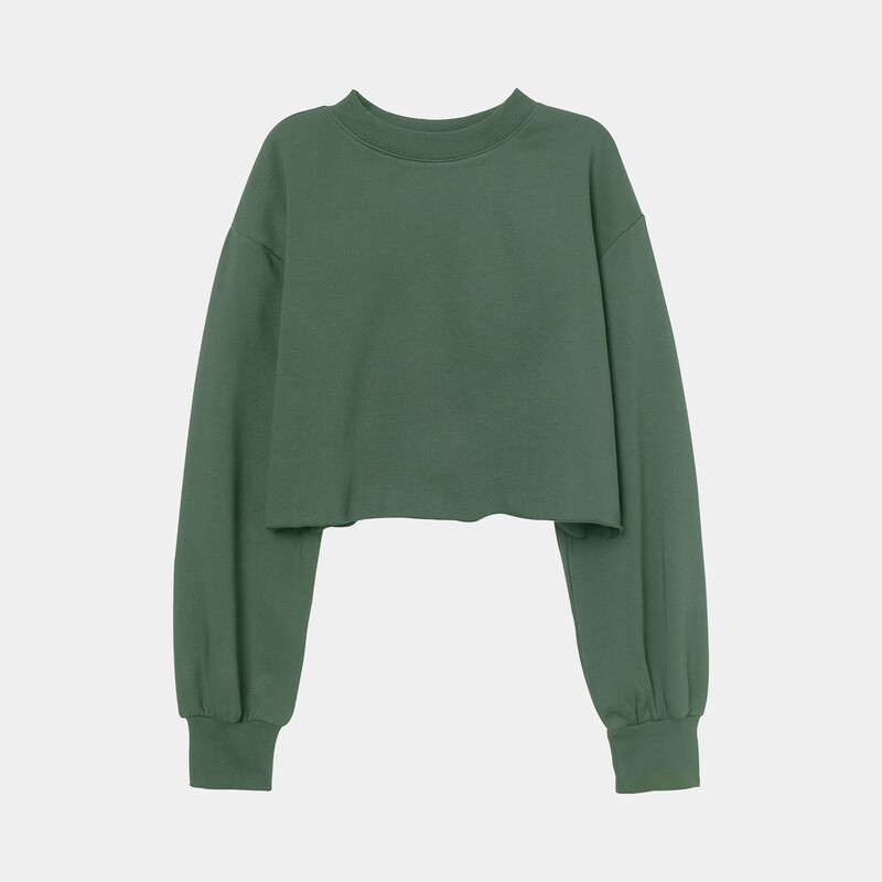 Women's Full Sleeve Crop T-shirt