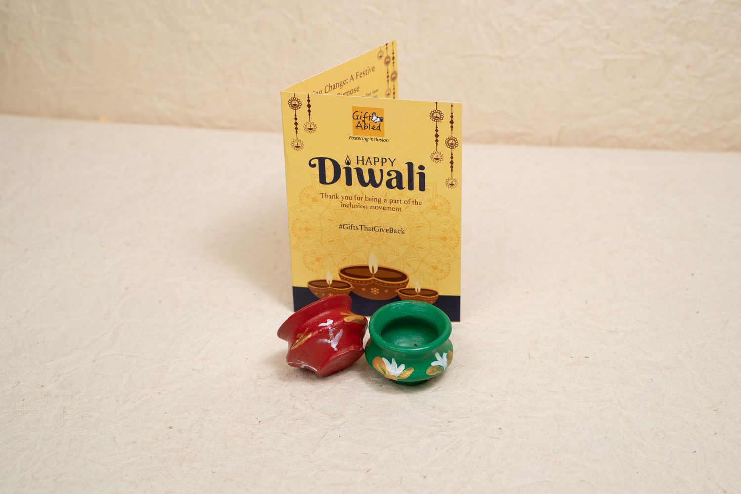 Terracotta Matki Diya - Set of Two