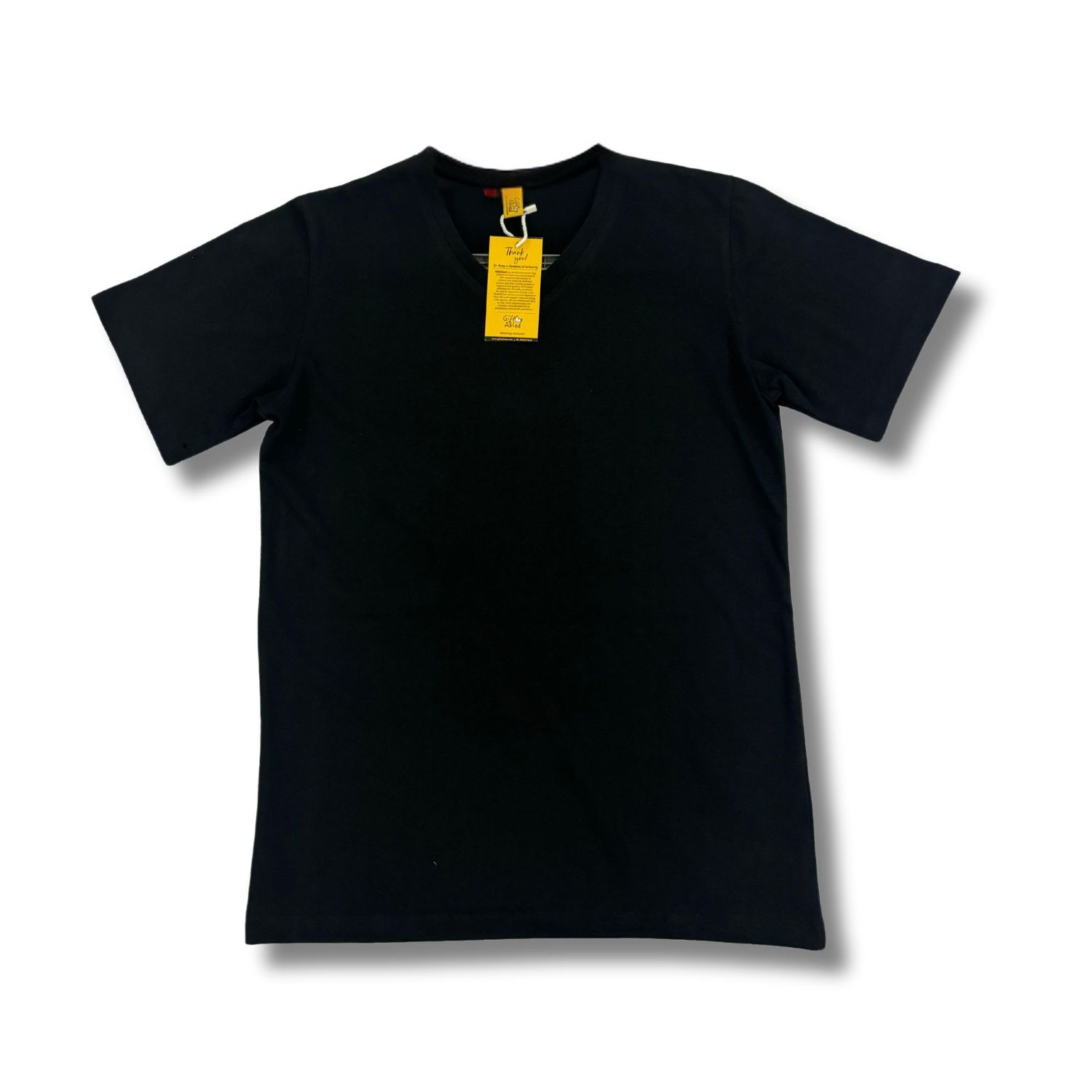 Men's casual cotton V-neck - T-shirt