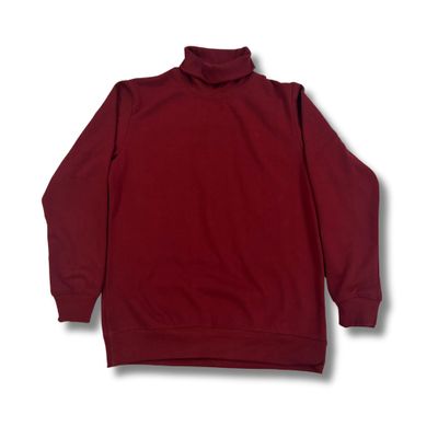 Unisex Solid High Neck Casual Sweater Unisex Solid High Neck Casual Sweater