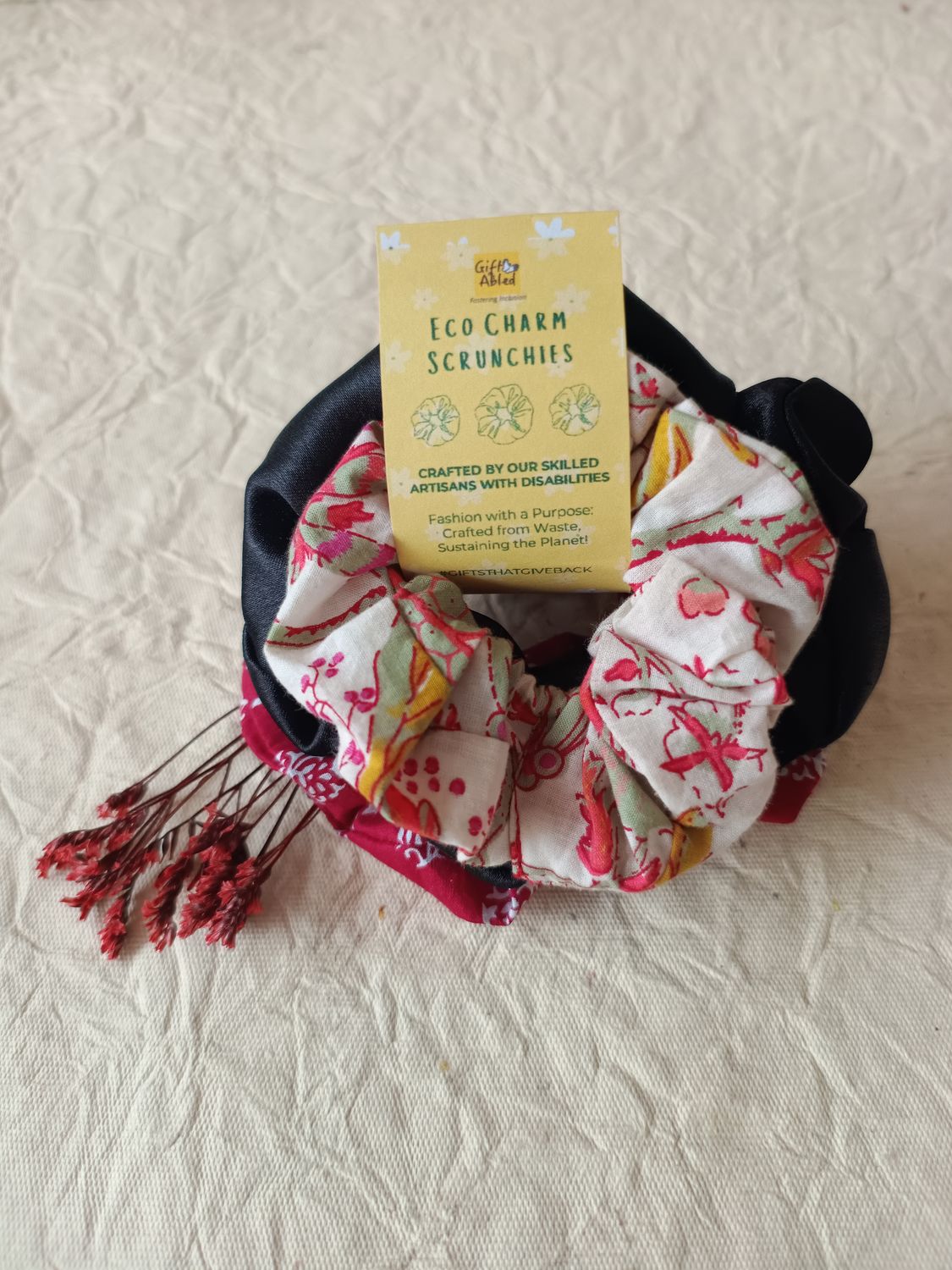 Eco Charm Scrunchies Eco Charm Scrunchies