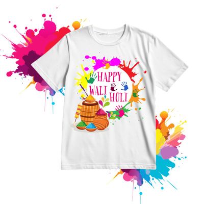 Customizable Unisex  Holi T-Shirt