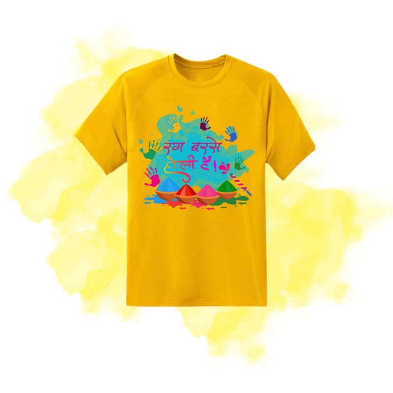 Customized Holi T-shirt