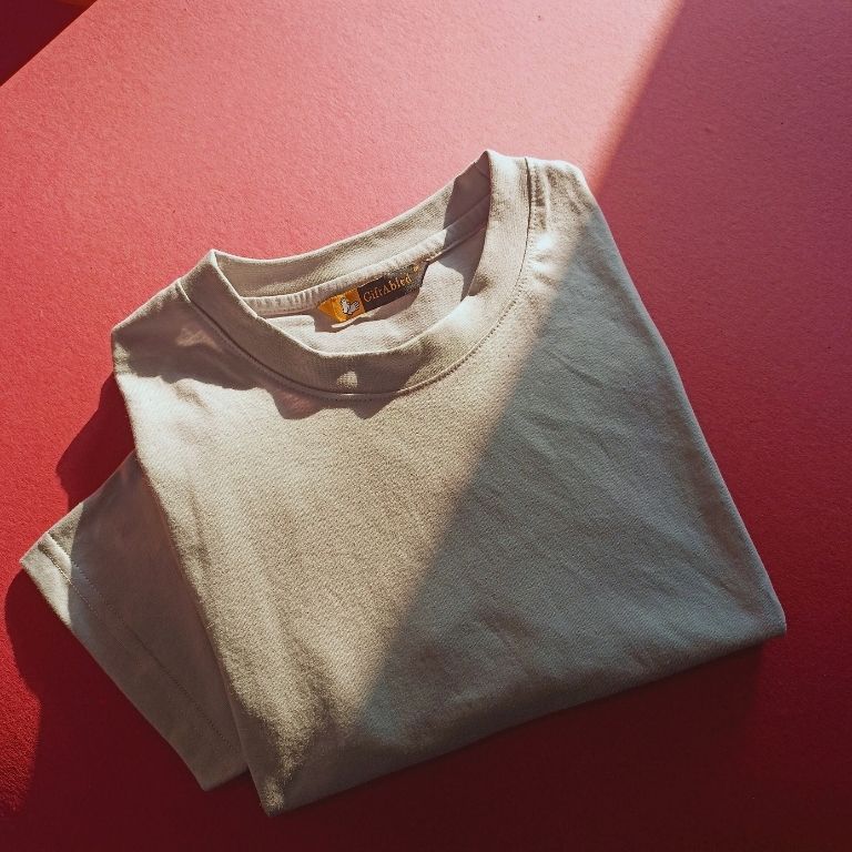 Light Gray - Round Neck T-shirt