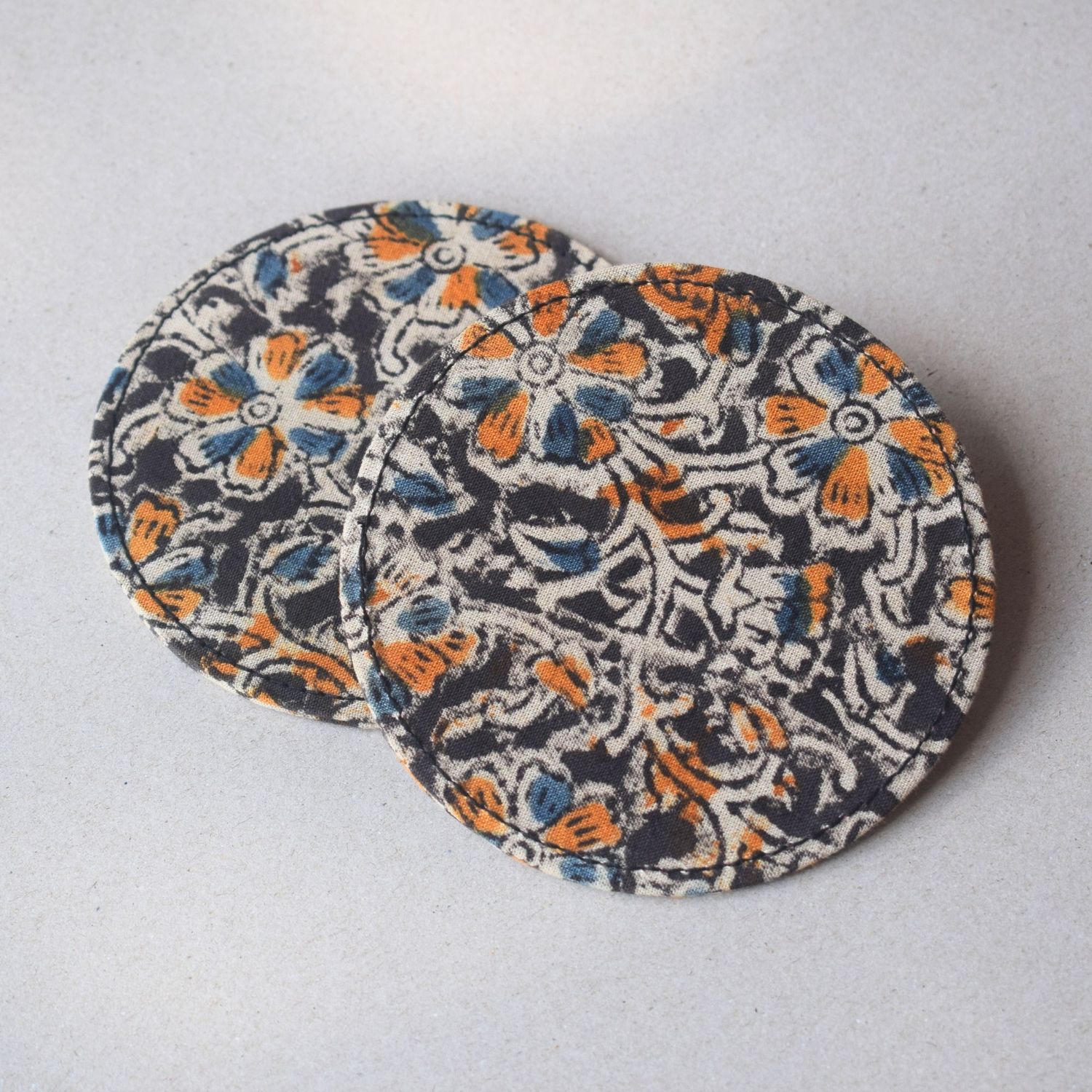 Printed Cotton Fabric Coaster – Soft, Stylish & Sustainable Printed Cotton Fabric Coaster – Soft, Stylish & Sustainable