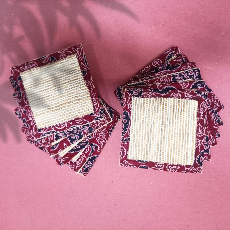 Madhur Kathi Handcrafted Tea Coaster – Nature on Your Table