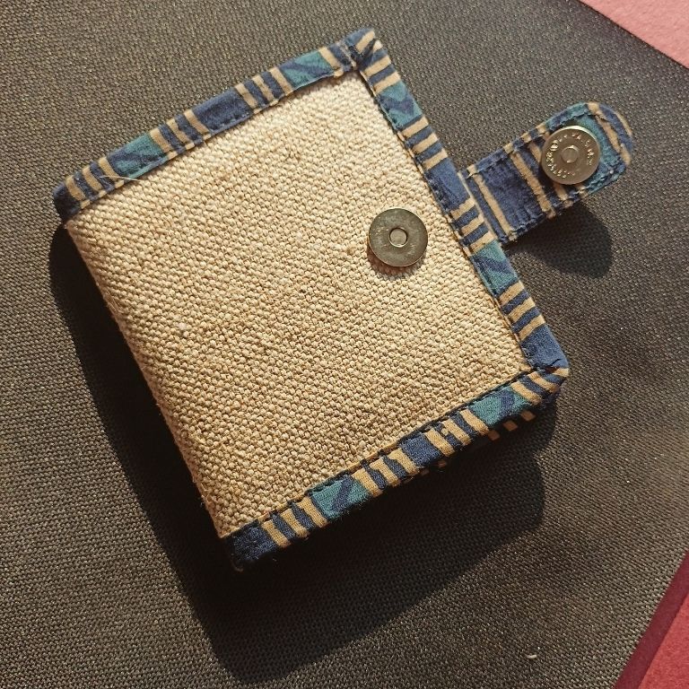 Handcrafted Jute Wallet Handcrafted Jute Wallet