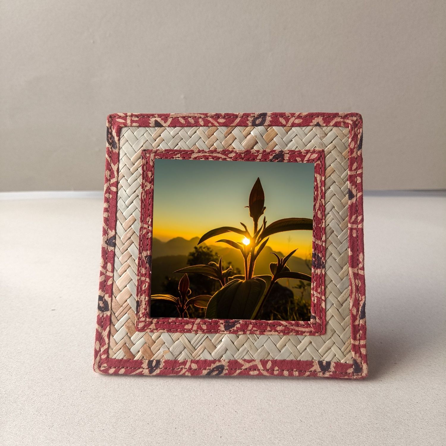 Handcrafted Sheetalpatti Photo Frame – Eco-Friendly & Inclusive Craft