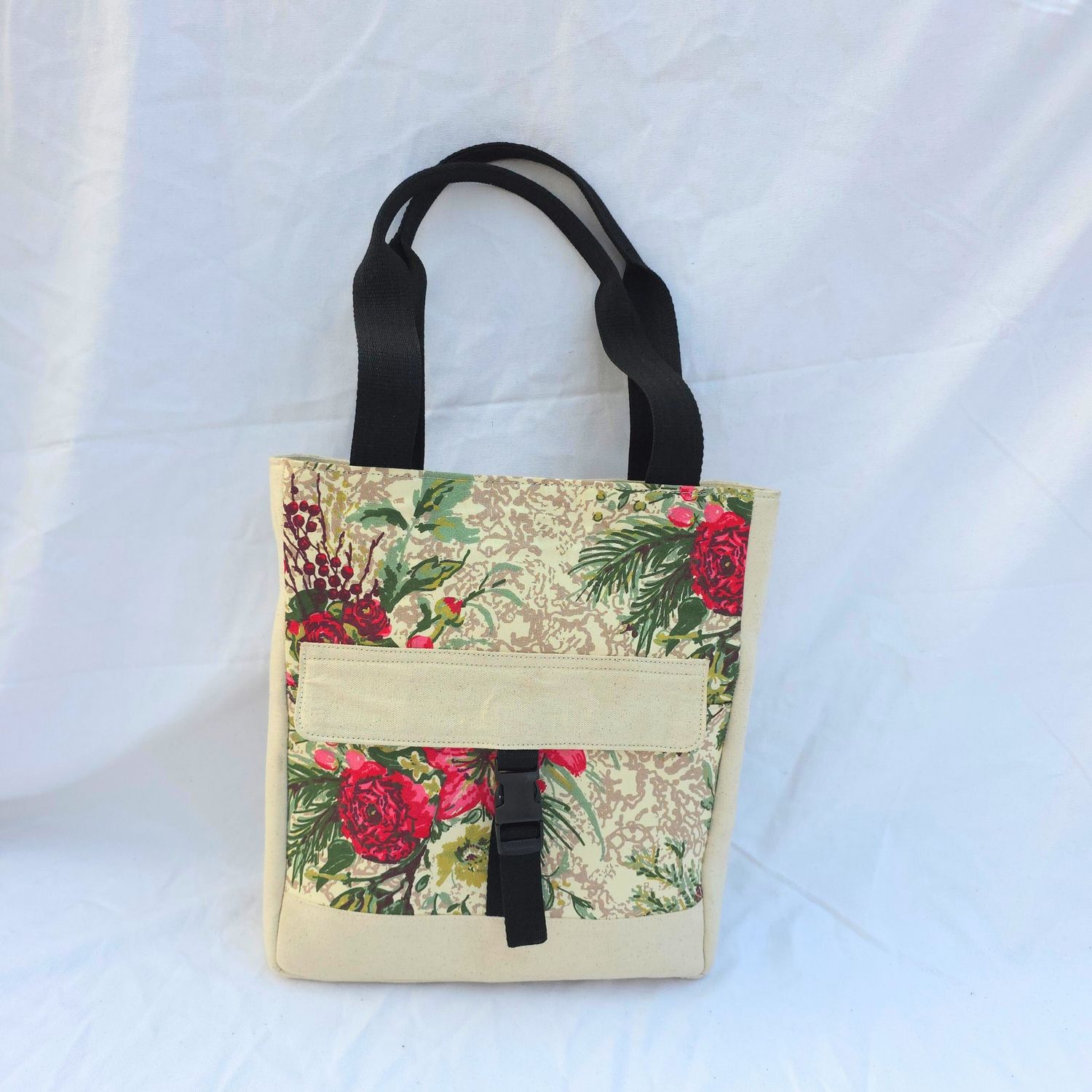 Floral Canvas Tote