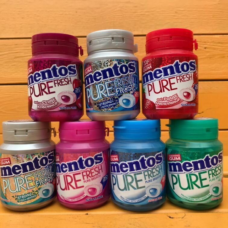 Mentos pure fresh mint - with green tea 60 gr
