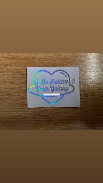 BTS HOLOGRAM STICKER: Galaxy