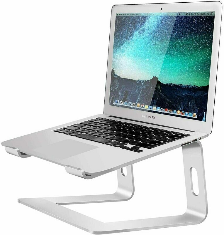 Soundance Aluminum Laptop Stand for Desk Compatible with Mac MacBook Pro Air Apple Notebook