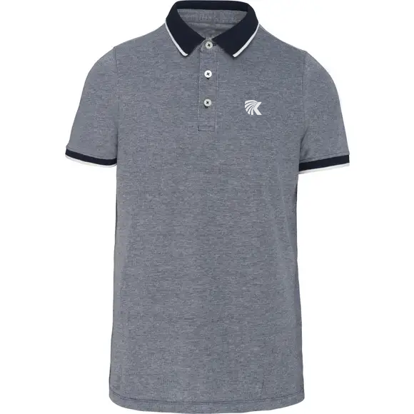POLO BICOLOR KAPOLI, COULEUR: Marl navy