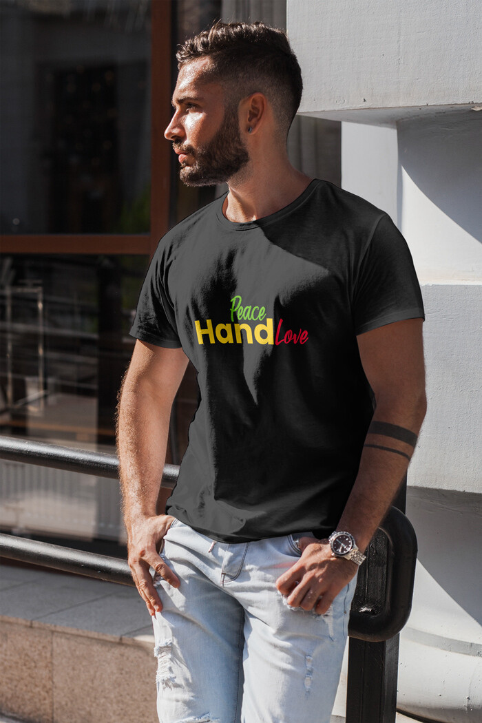 MAILLOT PEACE HAND LOVE, COULEUR: Noir