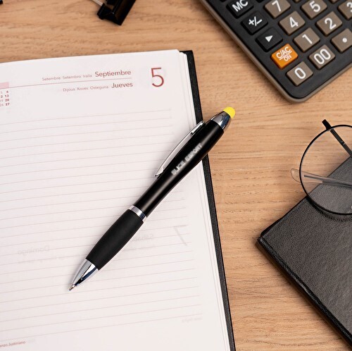 Stylo avec lumière gravé SLICE ESPORT Stylo avec lumière gravé SLICE ESPORT