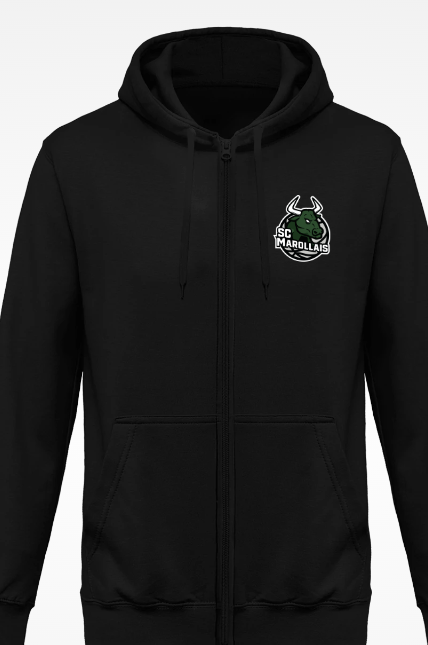 SWEAT A CAPUCHE ZIPE SCMarollaisBasket