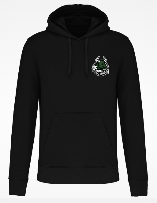 SWEAT A CAPUCHE SCMarollaisBasket SWEAT A CAPUCHE SCMarollaisBasket, Couleur: Noir