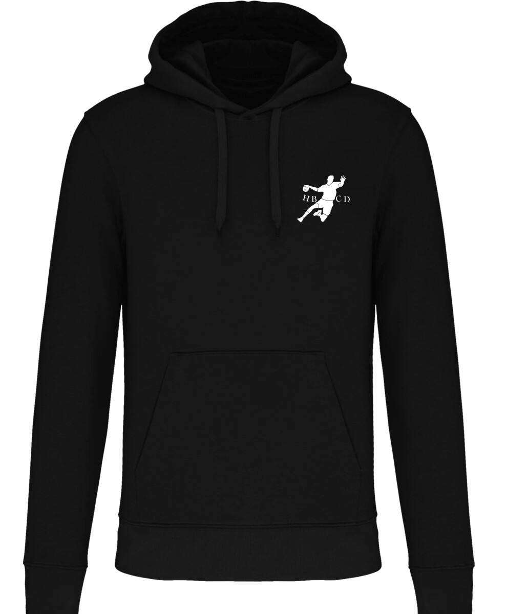 SWEAT A CAPUCHE HCBD, Couleur: Noir