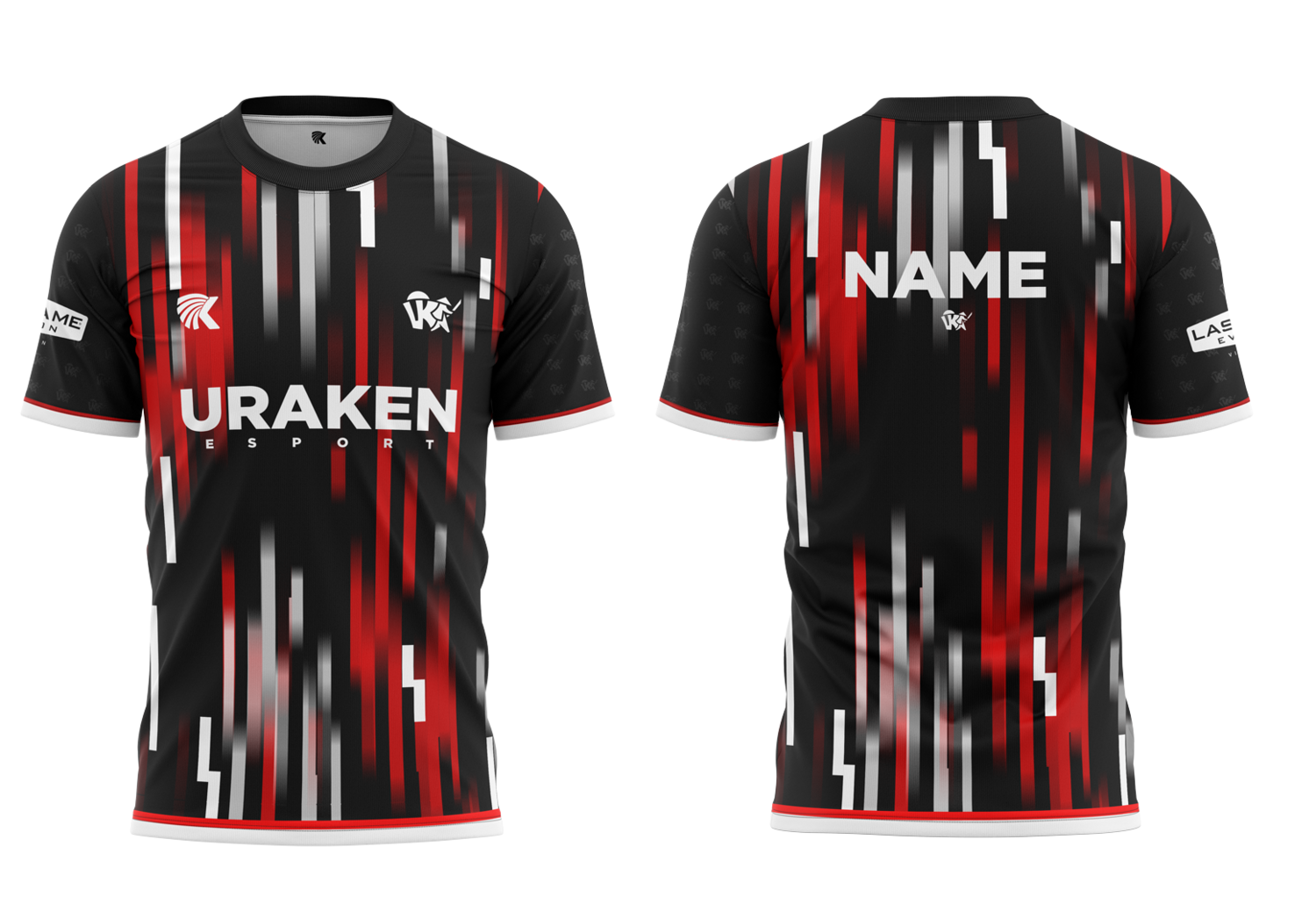 Maillot URAKEN ESPORT noir 2024 Maillot URAKEN ESPORT noir 2024