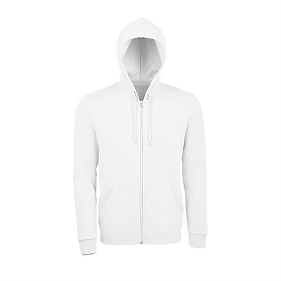 SWEAT ZIPPE, Couleur Sweat: Blanc