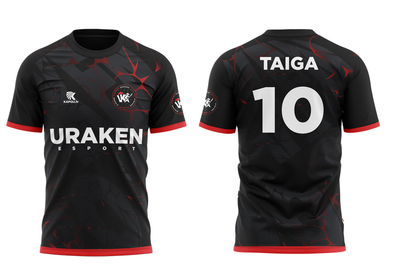 Maillot URAKEN ESPORT noir 2025
