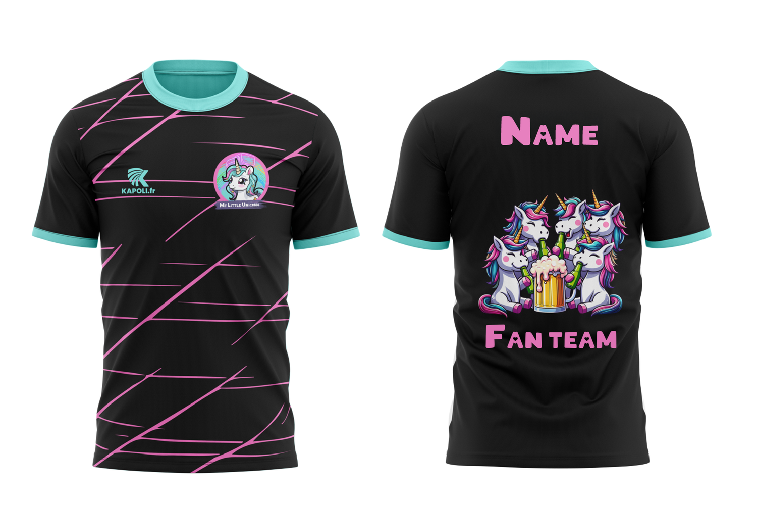 Maillot My Little Unicorn noir