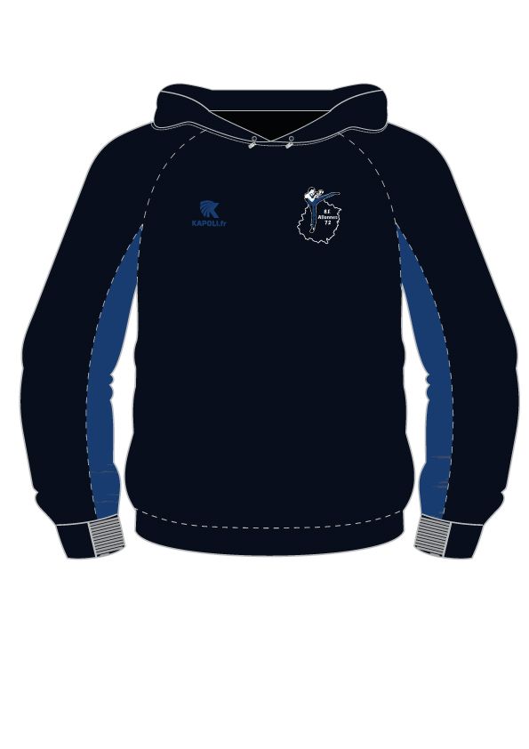 Sweat à capuche coton "B.F ALLONNES 72" Sweat à capuche coton "B.F ALLONNES 72"