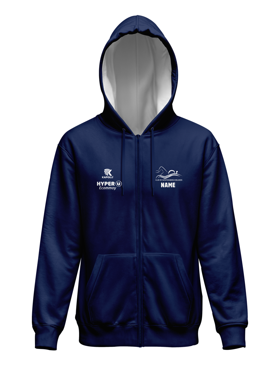Sweat à capuche zippé CNBB