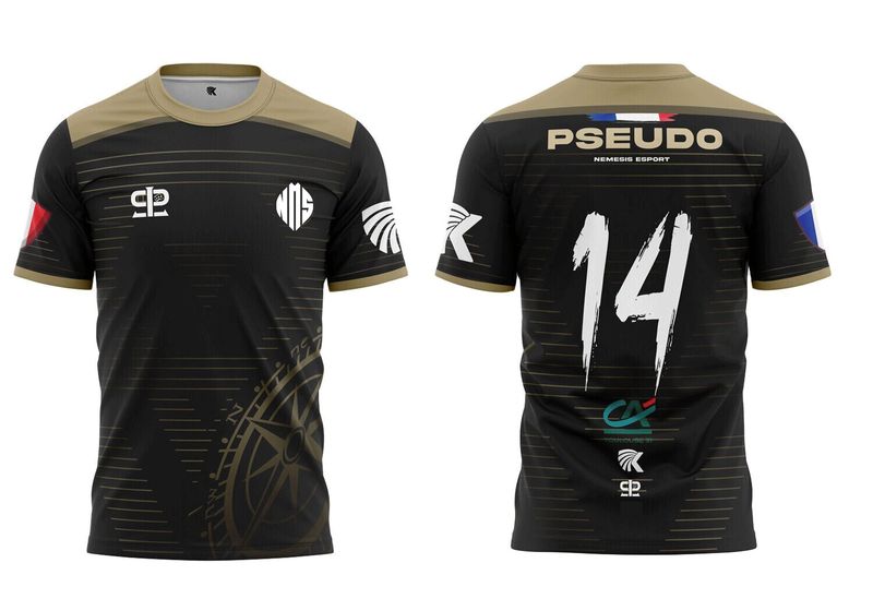 Maillot NEMESIS ESPORT noir