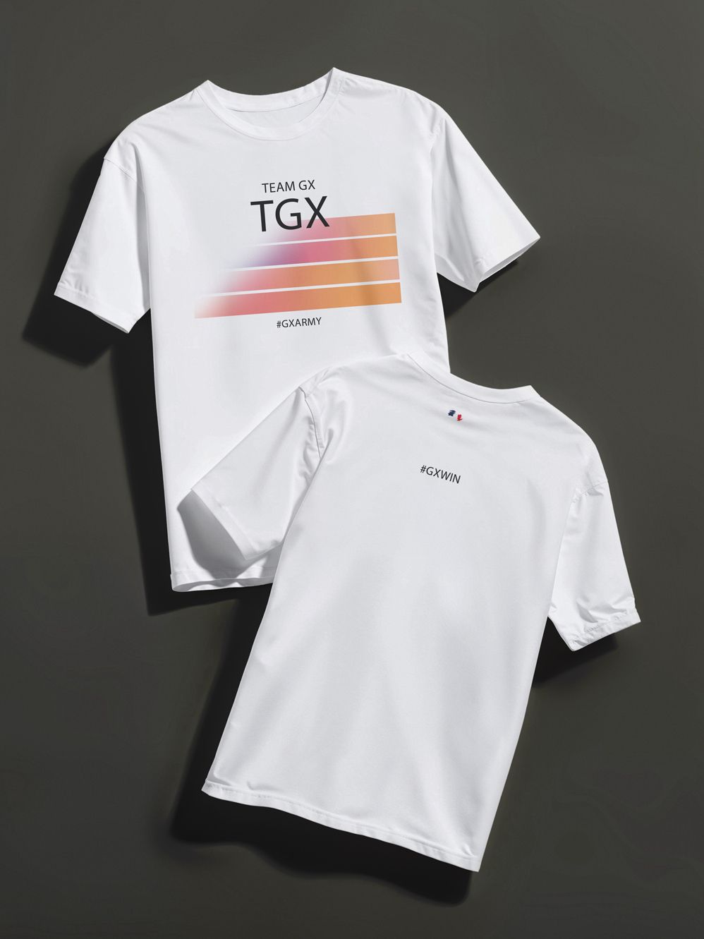 T-SHIRT « VIBE » TEAM GX BLANC