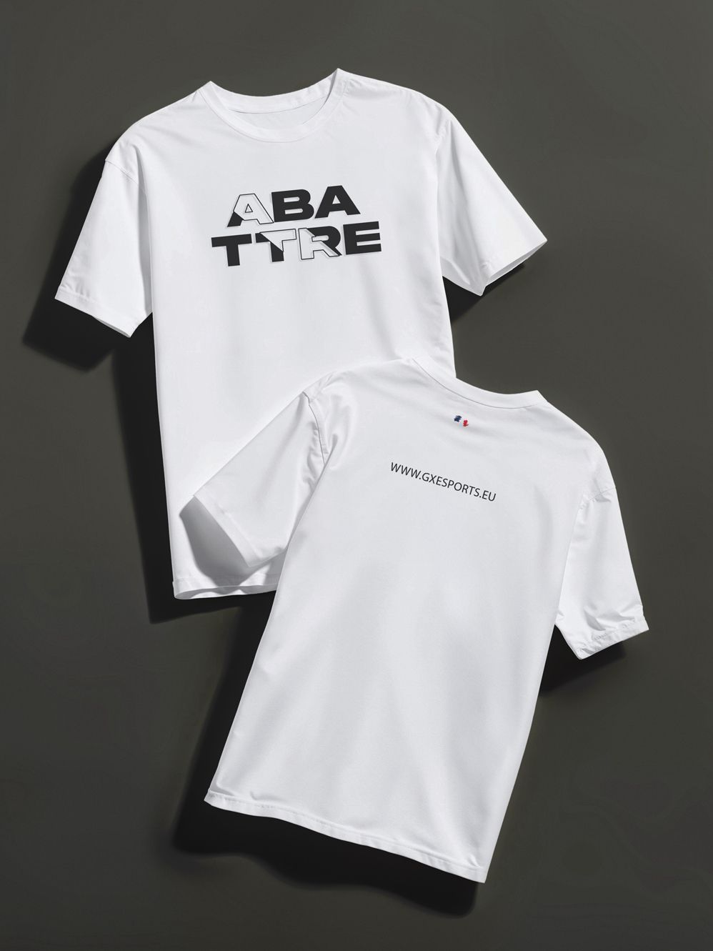 T-SHIRT « ABATTRE » TEAM GX BLANC T-SHIRT « ABATTRE » TEAM GX BLANC