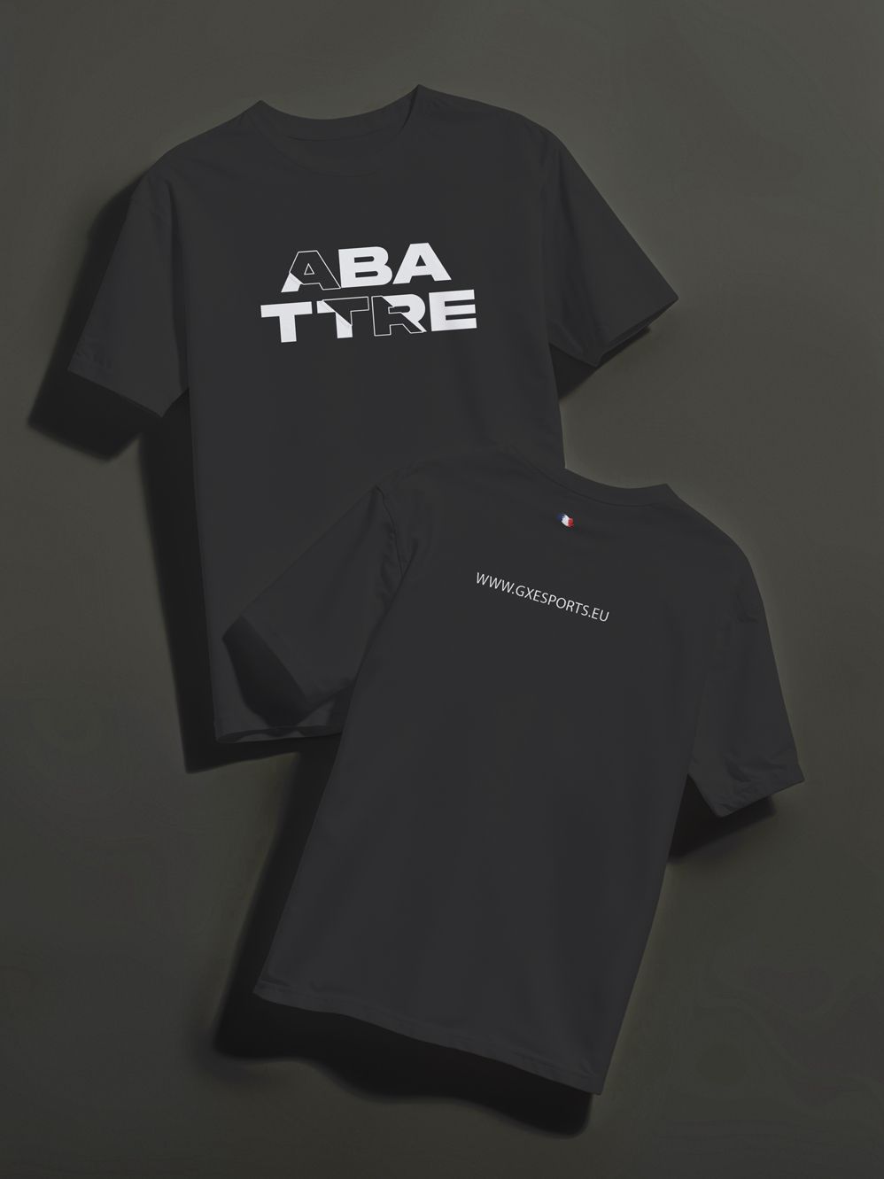 T-SHIRT « ABATTRE » TEAM GX NOIR T-SHIRT « ABATTRE » TEAM GX NOIR