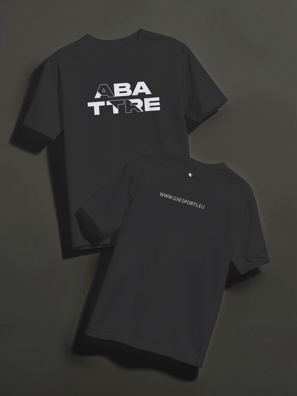 T-SHIRT « ABATTRE » TEAM GX NOIR