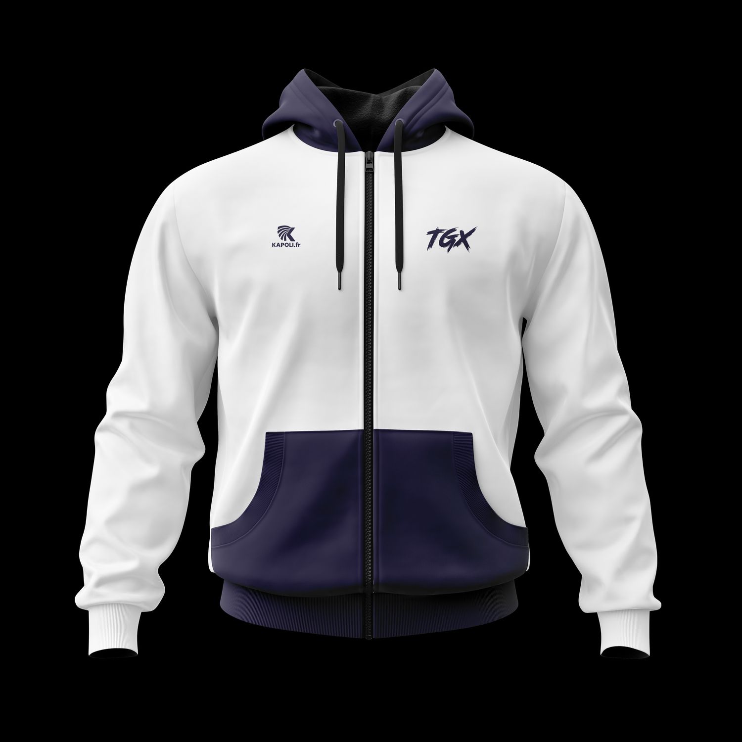Sweat « NEW BLAN/BLEU » TEAM GX