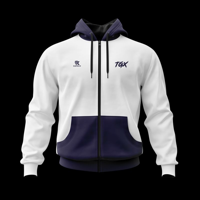 Sweat « NEW BLAN/BLEU » TEAM GX