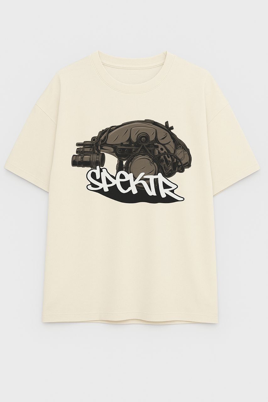 T-SHIRT SPEKTR BLANC