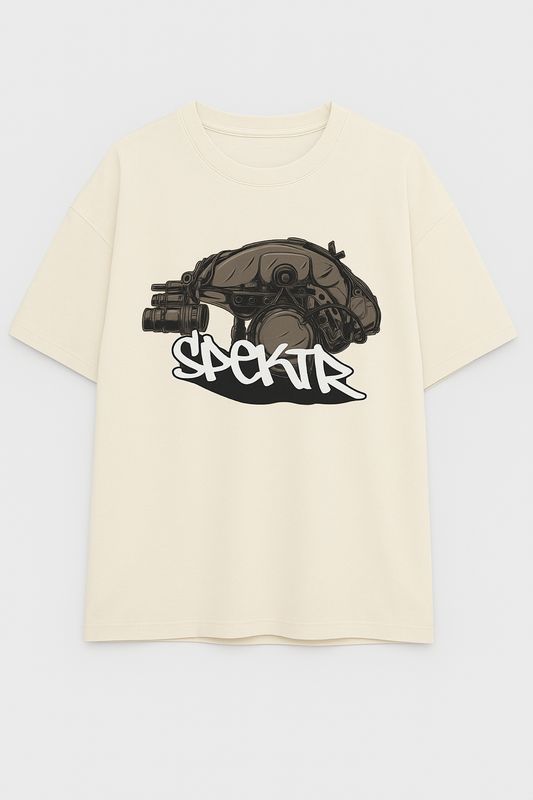 T-SHIRT SPEKTR BLANC