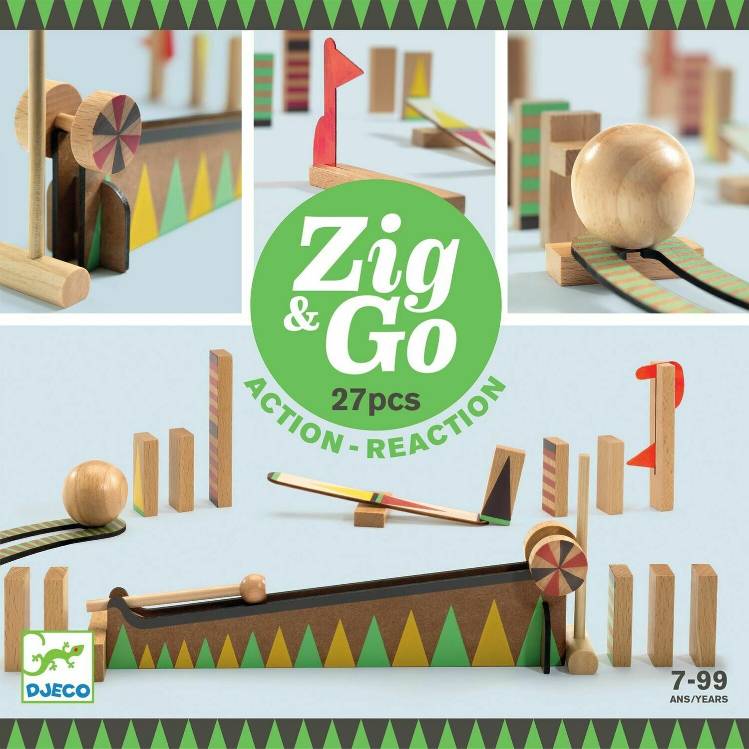 ZIG & GO ACTION REACTION - 27pcs
