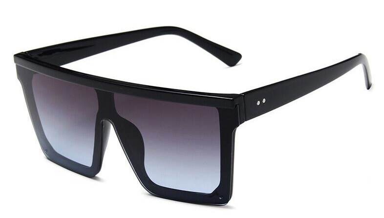 Black + Double Gray Big Frame Shades